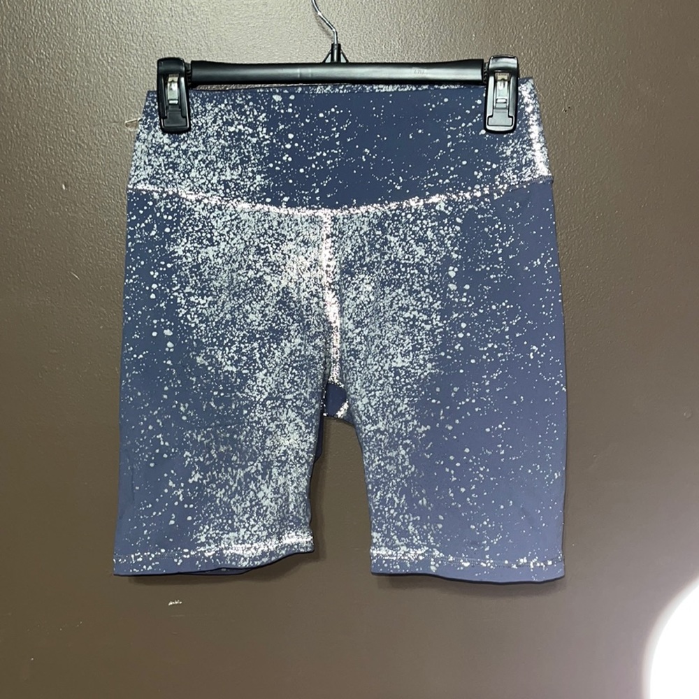ZYIA Blue and White Athletic Shorts